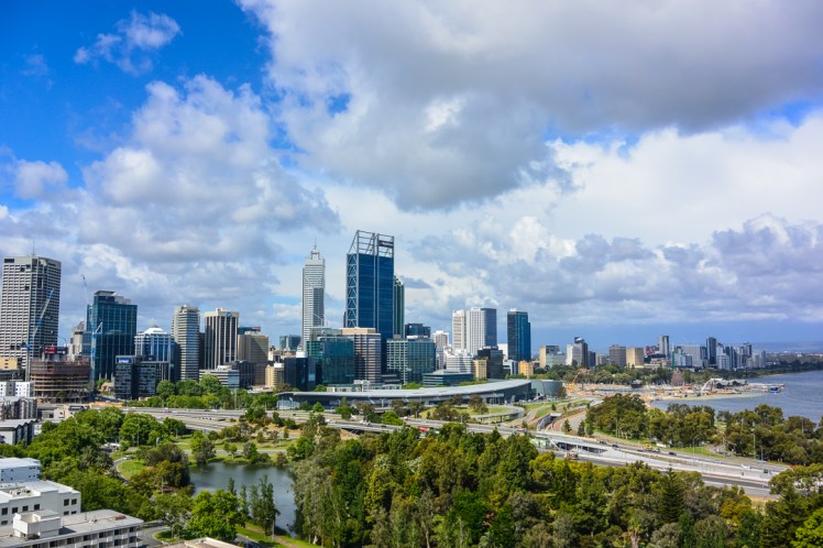 View of Perth CBD from Kings Park
