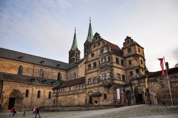 Bamberg Cathedral and entrance to the Old Court